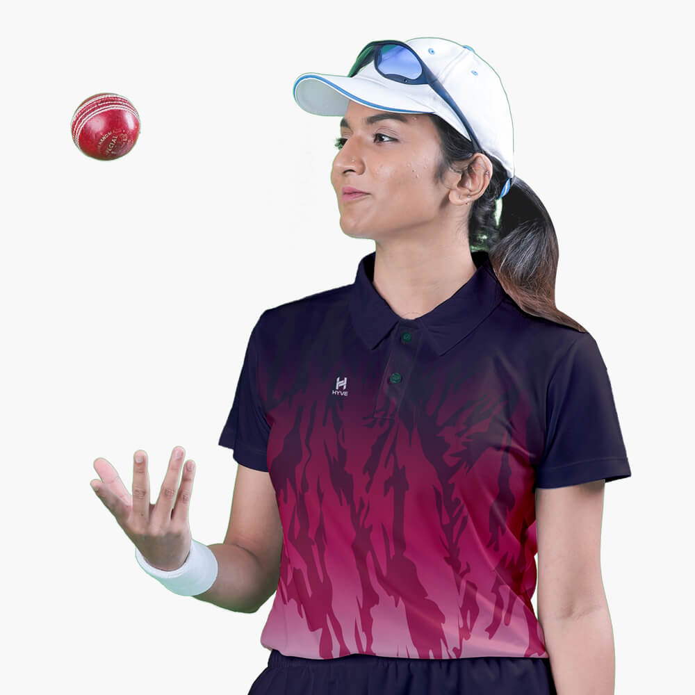 Hyve Personalised Cricket T-shirt for Women