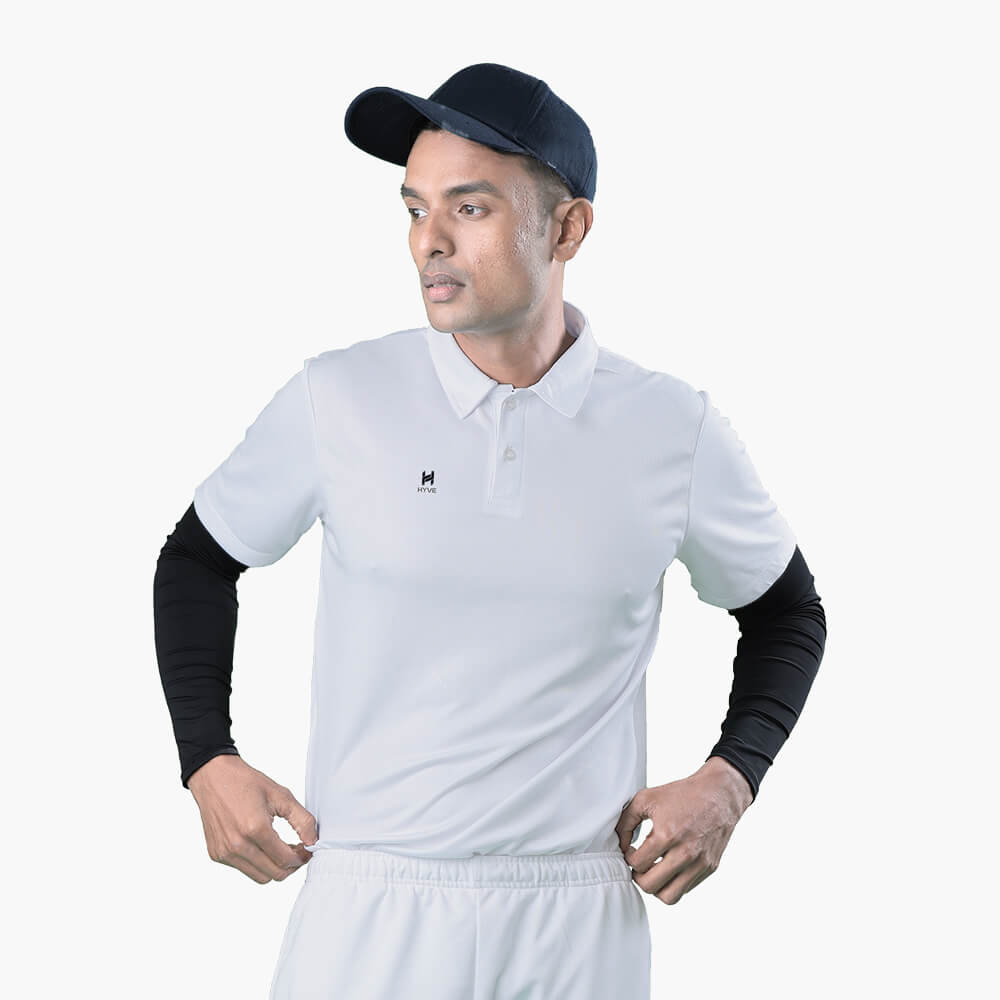 Hyve Online Customizable White Sports Jersey Design for Men