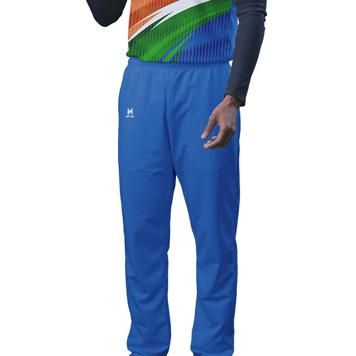 Custom Mens Cricket Track Pants Black  Cricket Sports Clothes
