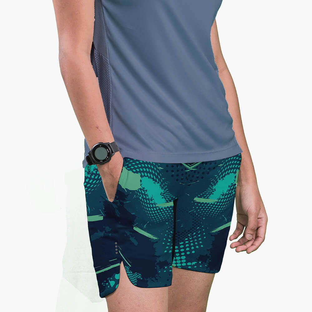 NAVISKIN Womens 4 inch Active Running Shorts Training Workout Tights Compression Shorts 1005 